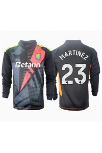 Aston Villa Emiliano Martinez #23 Keeper Fotballdrakt Borte Klær 2024-25 Lange ermer